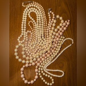 Lot of Pearl Necklaces